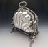 British antique silver plate shell type biscuit warmer Walker and Hall