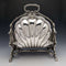 British antique silver plate shell type biscuit warmer Walker and Hall