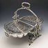 British antique silver plate shell type biscuit warmer Walker and Hall
