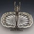 British antique silver plate shell type biscuit warmer Walker and Hall