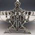 British antique silver plate shell type biscuit warmer Walker and Hall