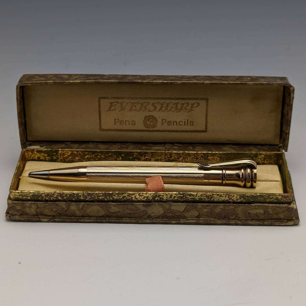 British Vintage Eversharp Gold Filled Mechanical Pencil in Case