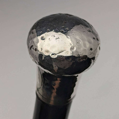 约1920年 英国古董绅士手杖 纯银圆柄 87cm