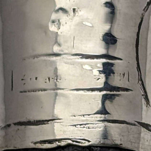 约1920年 英国古董绅士手杖 纯银圆柄 87cm