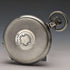 1943 British Bravingtons Renown pocket watch pure silver half hunter refurbished working well