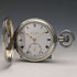 1943 British Bravingtons Renown pocket watch pure silver half hunter refurbished working well