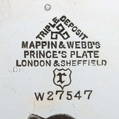 1922년경 영국 빈티지 실버 플레이트 케이크 스탠드 Mappin and Webb