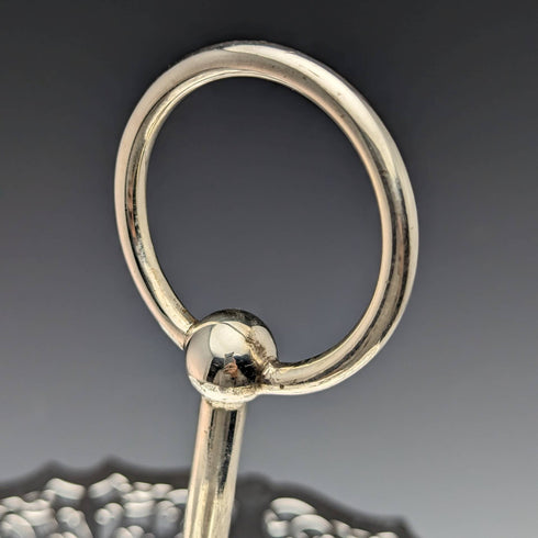 1922년경 영국 빈티지 실버 플레이트 케이크 스탠드 Mappin and Webb