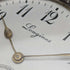 Reloj de bolsillo Longines antiguo de alrededor de 1911, caja de plata grabada, esfera abierta, en buen estado de funcionamiento.
