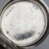 Reloj de bolsillo Longines antiguo de alrededor de 1911, caja de plata grabada, esfera abierta, en buen estado de funcionamiento.