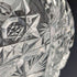 1927 British vintage cut glass dish pair sterling silver fork set CW Fletcher & Sons boxed