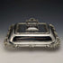 British Antique Silver Plate Square Entree Dish