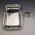 British Antique Silver Plate Square Entree Dish