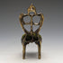 1920s Brass Chair Pocket Watch Holder Green Sheet
