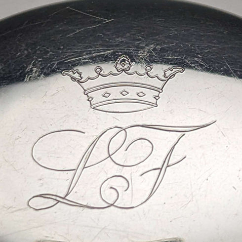Italian Vintage Continental Silver Pill Case