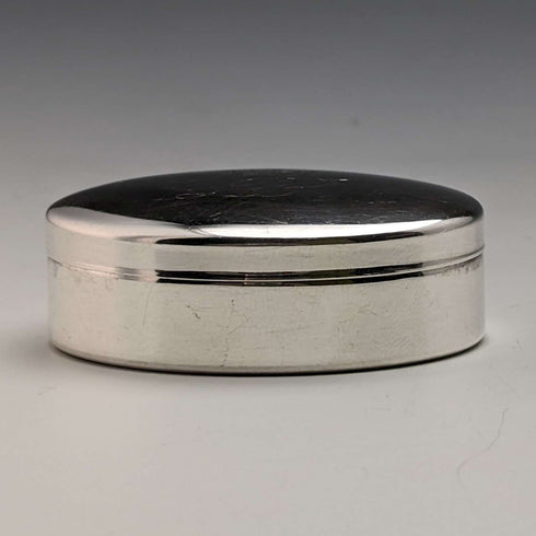 Italian Vintage Continental Silver Pill Case