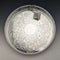 Bandeja de galería de plata chapada vintage británica, diámetro 26 cm, en caja, stock antiguo (deadstock)