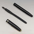 Set de pluma estilográfica y portaminas vintage Conway Stewart de Reino Unido, color negro, en estuche.