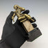 Soporte de exhibición para reloj de bolsillo con figura de niño en bronce ormolu y mármol antiguo