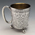 Taza de plata de ley antigua inglesa de 1904, 130 g, Walker and Hall