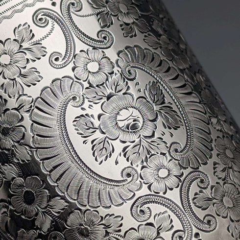 Taza de plata de ley antigua inglesa de 1904, 130 g, Walker and Hall