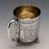 Taza de plata de ley antigua inglesa de 1904, 130 g, Walker and Hall