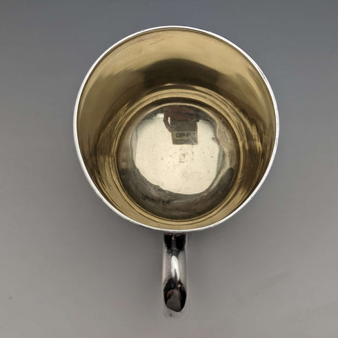 Taza de plata de ley antigua inglesa de 1904, 130 g, Walker and Hall
