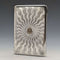 Estuche para cartas de plata esterlina antigua de Baccarat, 165 g