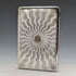 Estuche para cartas de plata esterlina antigua de Baccarat, 165 g