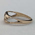Anillo de oro de 9 quilates con grabado "LOVE", joyería vintage británica