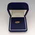 Anillo de oro de 9 quilates con grabado "LOVE", joyería vintage británica