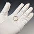 Anillo de oro de 9 quilates con grabado "LOVE", joyería vintage británica