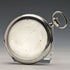 Reloj de bolsillo Longines antiguo, circa 1916, caja de plata delgada de cara abierta, en buen estado de funcionamiento