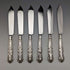 1973 British Vintage Sterling Silver Handle Cutlery 6 Pair Set Boxed Harrison Brothers