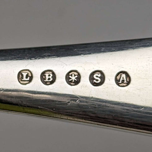 1910년경 영국 앤티크 실버 플레이트 피시 서버 세트 (박스 포함) Levesley Brothers