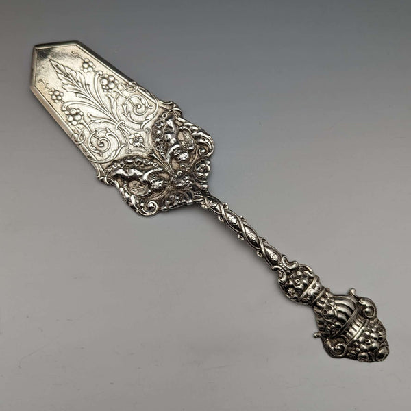 Around 1900 German Antique Continental Silver Cake Server
