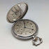 Reloj de bolsillo Longines antiguo de alrededor de 1924, caja saboneta extraplana de plata, en buen estado de funcionamiento