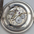 Reloj de bolsillo Longines antiguo de alrededor de 1924, caja saboneta extraplana de plata, en buen estado de funcionamiento