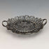 Circa 1900 Antique Silver Flower Filigree Tray