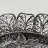 Circa 1900 Antique Silver Flower Filigree Tray