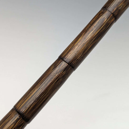 1910년경 영국 앤티크 슬림 스틱 순은 곡선 핸들 86cm