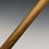 Bastón de caballero antiguo británico de 1922, eje marrón, con adornos de plata pura y mango curvo, 92 cm