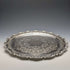 Salva de plata chapada, antigüedad inglesa de alrededor de 1907, 32 cm de diámetro, Henry Atkins
