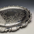 Salva de plata chapada, antigüedad inglesa de alrededor de 1907, 32 cm de diámetro, Henry Atkins