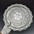 Salva de plata chapada, antigüedad inglesa de alrededor de 1907, 32 cm de diámetro, Henry Atkins