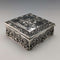 Early 20th Century German Antique 800 Silver Embossed Square Box 94g