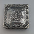 Early 20th Century German Antique 800 Silver Embossed Square Box 94g