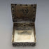 Early 20th Century German Antique 800 Silver Embossed Square Box 94g