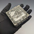 Early 20th Century German Antique 800 Silver Embossed Square Box 94g