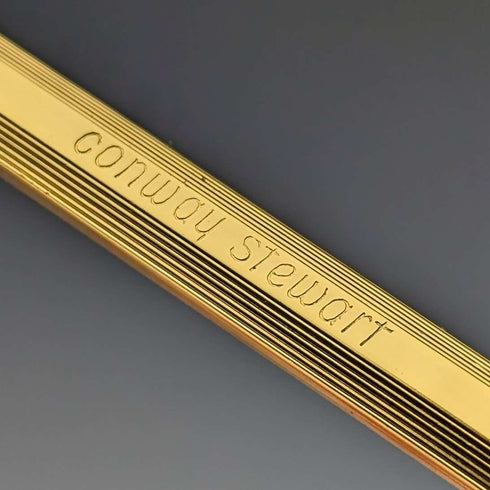 British vintage Conway Stewart pencil and ballpoint pen set with case and instructions